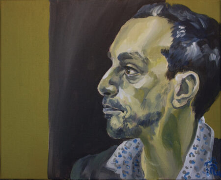 Fred Parker deutéranopie - Peinture 46 x 38 cm - 2014