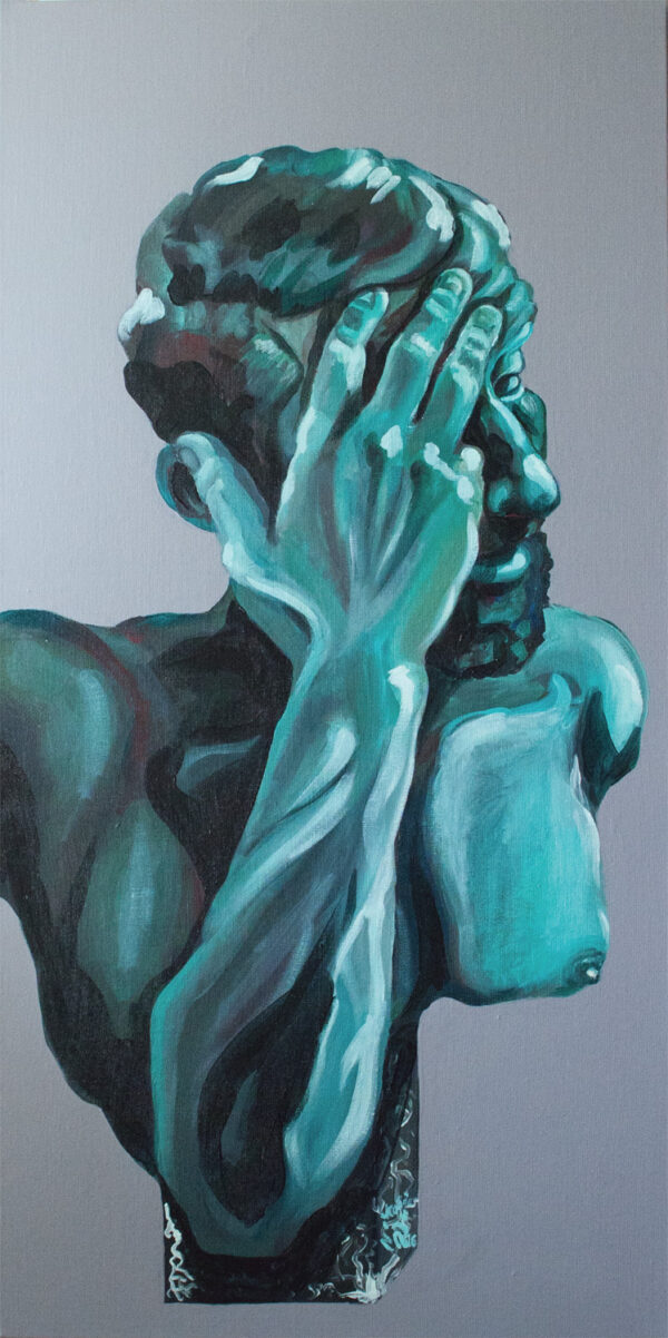 Homme mystérieux de bronze